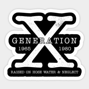 Generation X Sticker